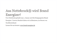 Tablet Screenshot of nottebrock.de